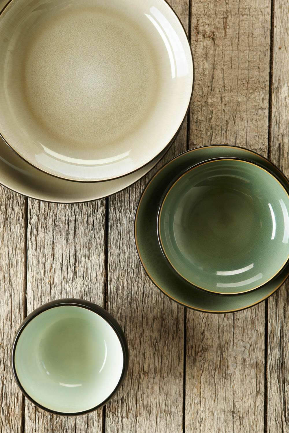 assiette design, ceramique, vert - assiette design Serax, pure green