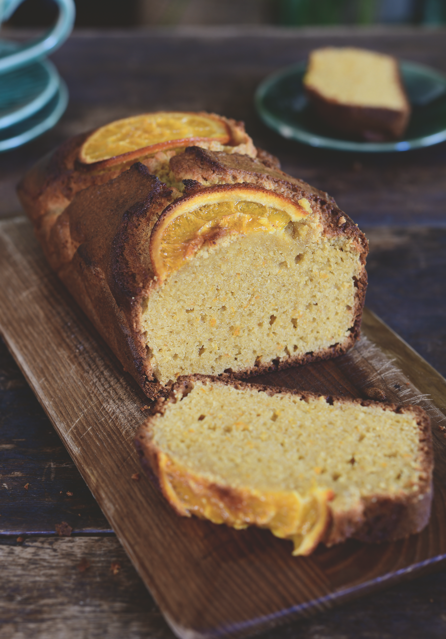 Sinaasappel-amandelcake